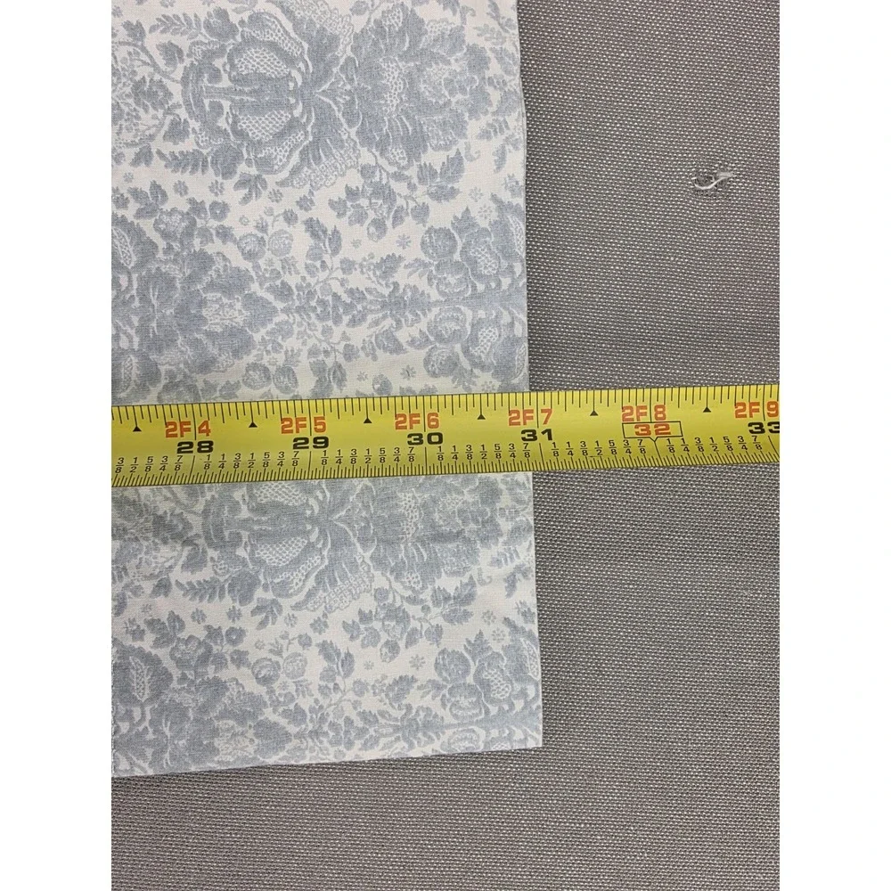 Lauren Ralph Lauren Pillow Case ONE 100% Cotton Made In Bahrain Pale Blue Floral